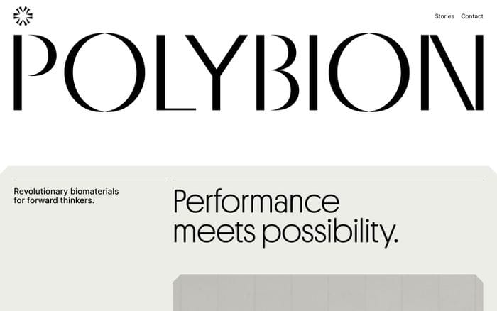 Polybion website preview