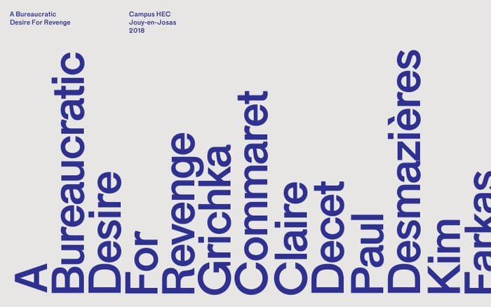 A Bureaucratic Desire For Revenge website preview