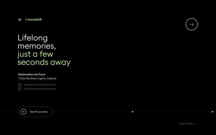  Travelshift website preview