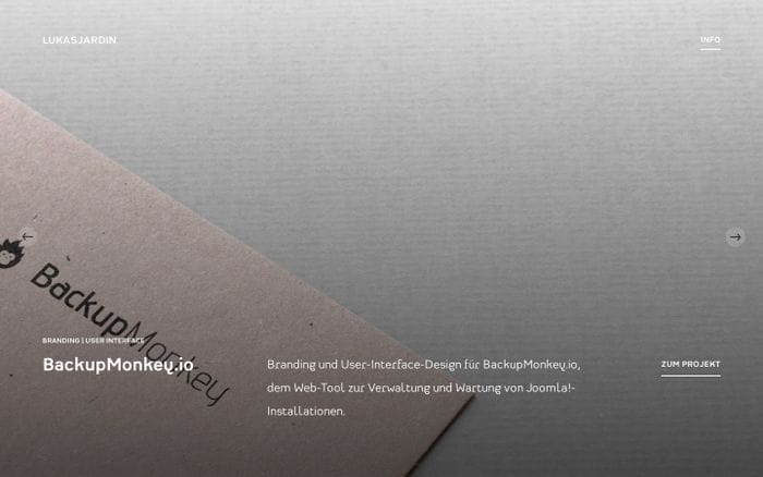 Lukas Jardin website preview