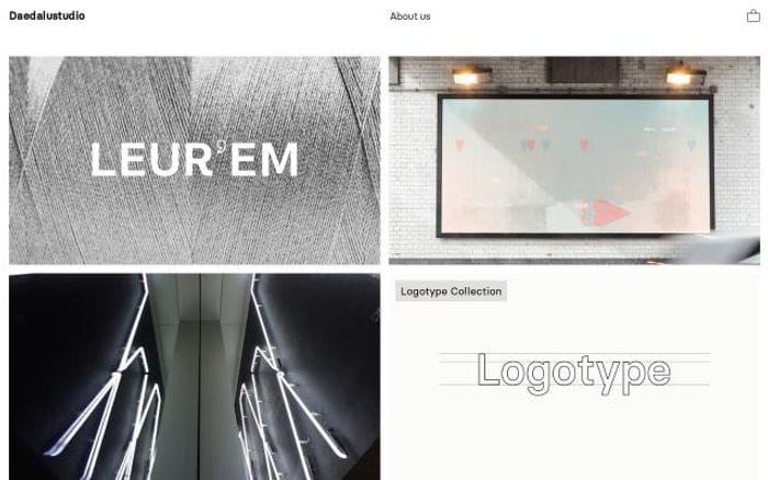 Daedalustudio website preview