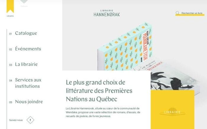 Hannenorak website preview