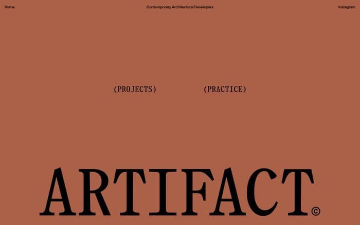 Artifact Property website preview