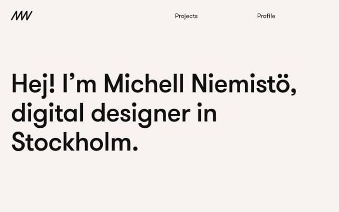 Michell website preview