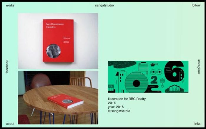 Sangatstudio website preview