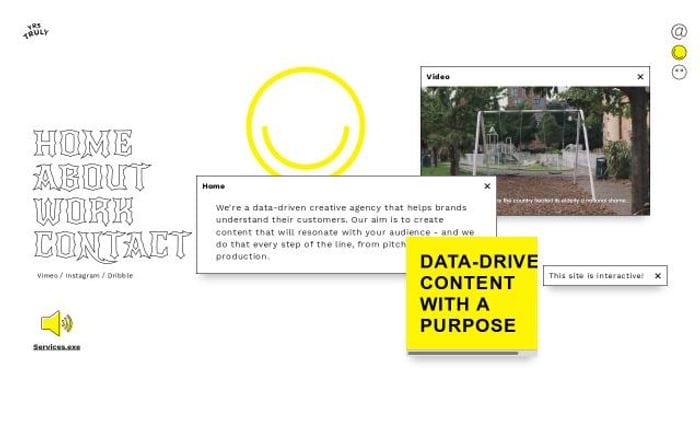 Yrstruly website preview