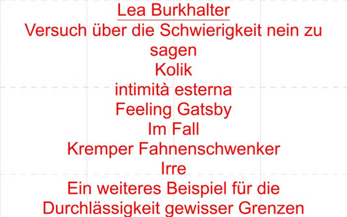 Lea Burkhalter website preview