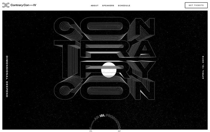 ContraryCon IV website preview