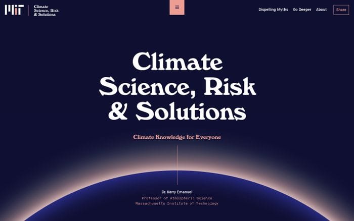  Climate Science, Risk & Solutions website preview
