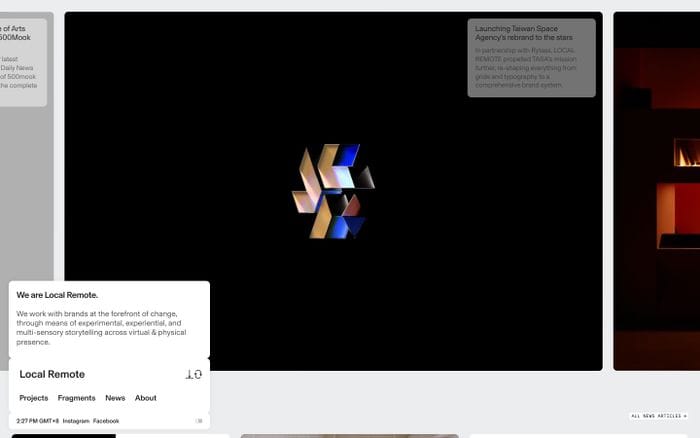 Local Remote website preview