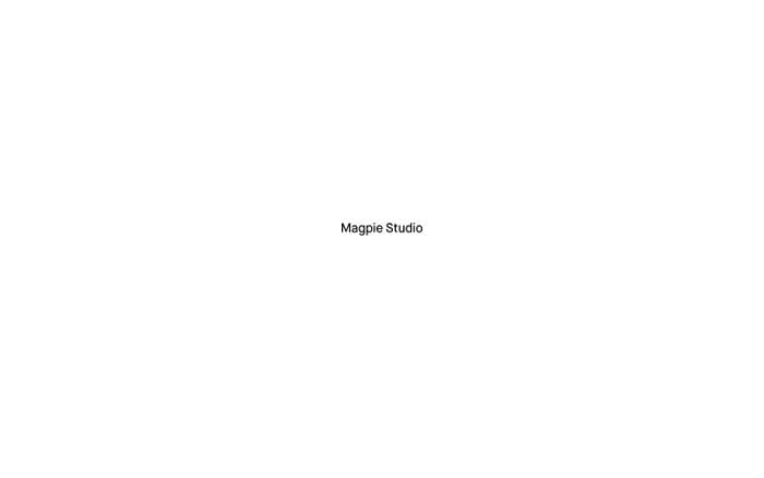 Magpie studio website preview