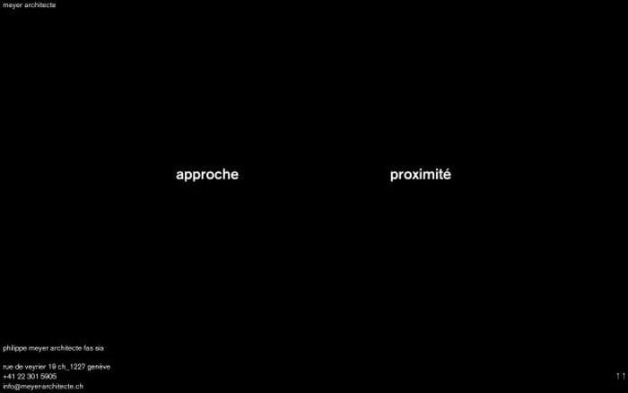 Meyer-architecte website preview