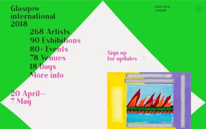 Glasgowinternational website preview