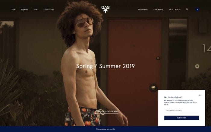 The Swedish Resort Brand website preview