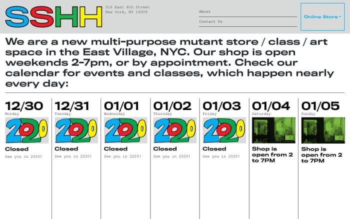 Events for January 2020 – SSHH website preview