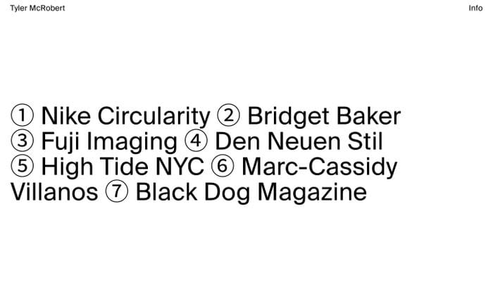 Tyler McRobert website preview