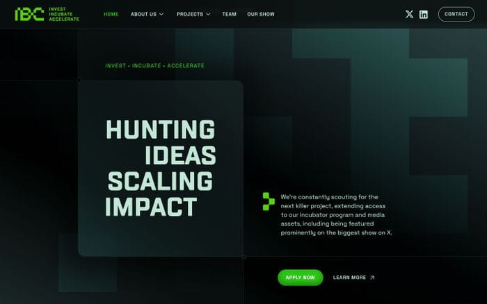 IBC website preview
