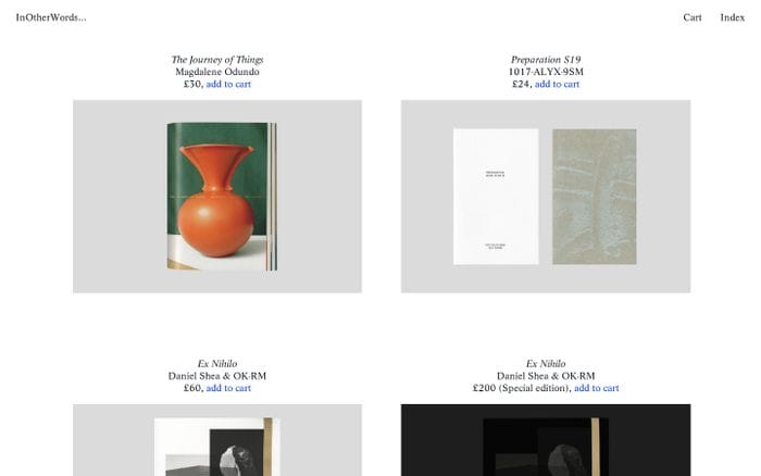 In Other Words – InOtherWords website preview