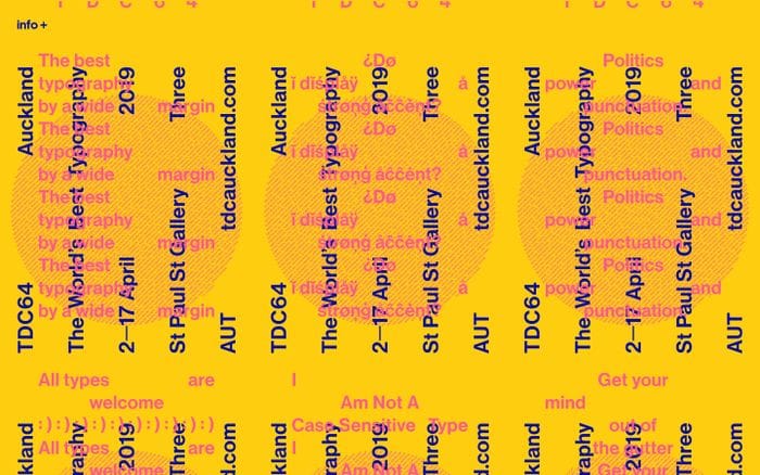 TDC64 Auckland website preview