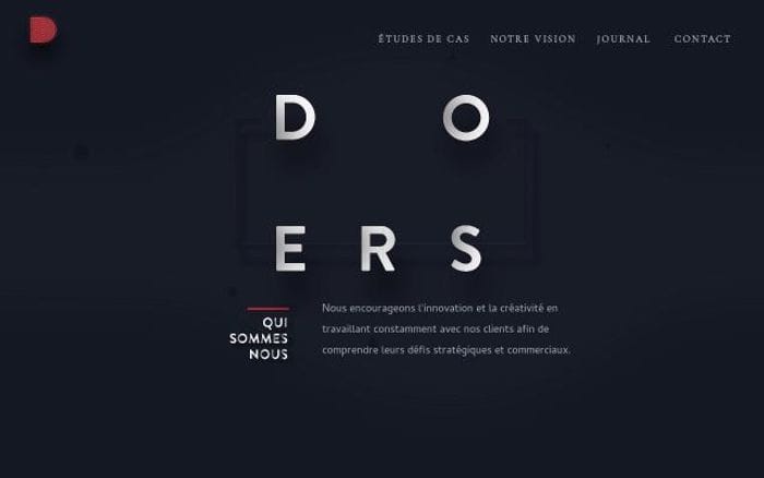 Doers website preview