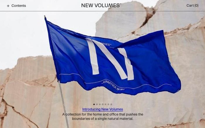 Newvolumes website preview