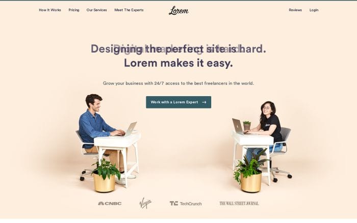 Lorem website preview