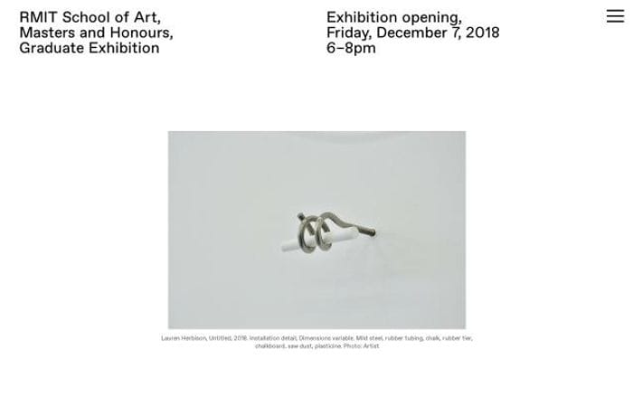 Rmitart website preview