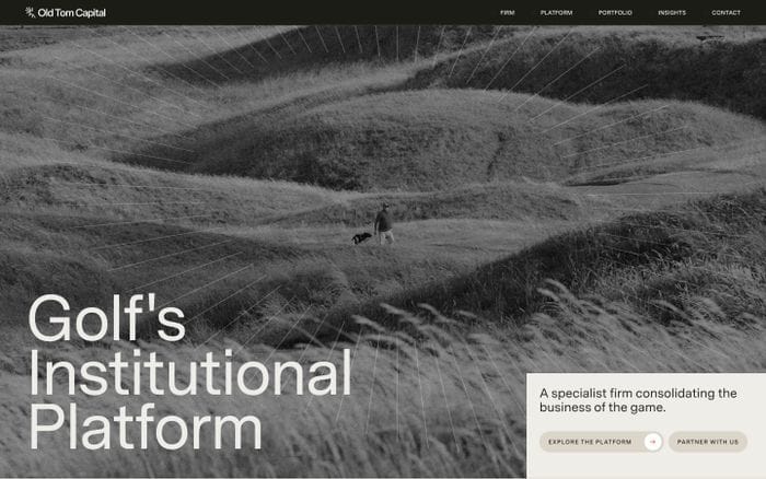 Old Tom Capital website preview
