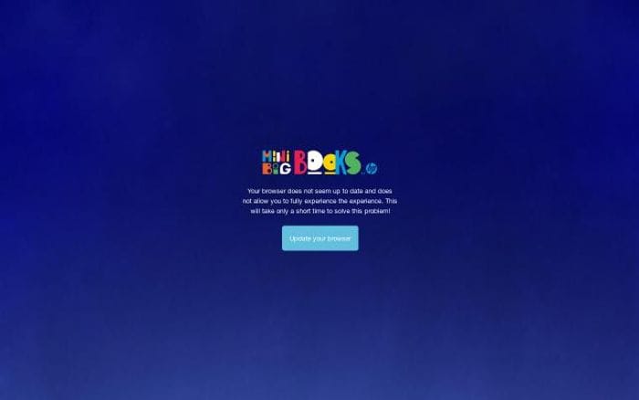 Minibigbooks website preview