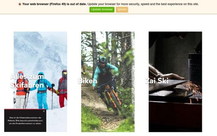 Patscheider website preview