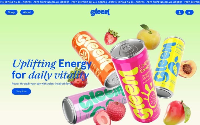 Gleem Energy website preview