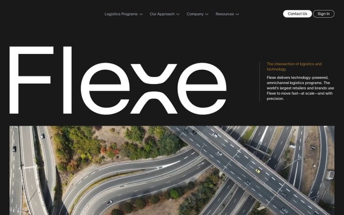 Flexe website preview