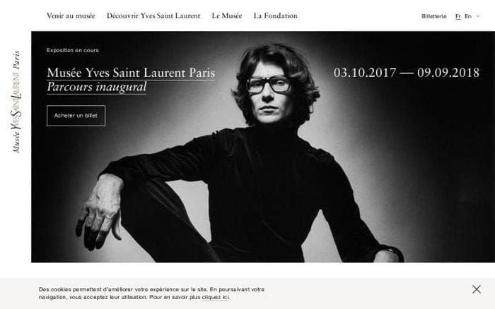 Museeyslparis website preview