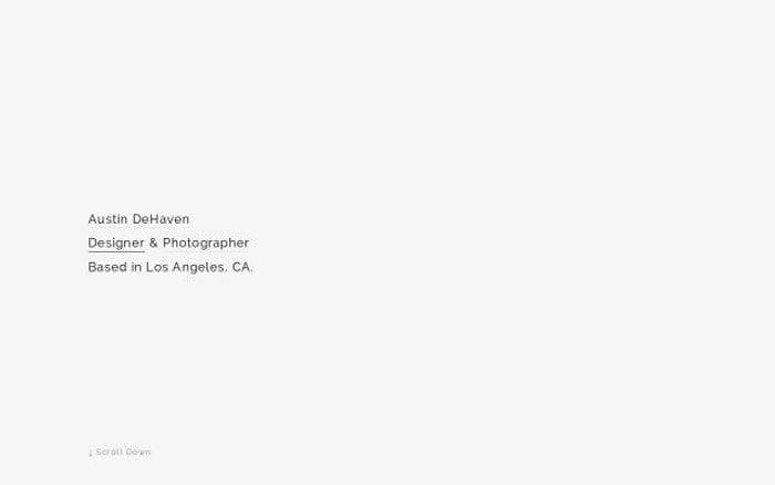 Austindehaven website preview