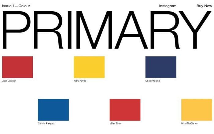 Primary paper website preview