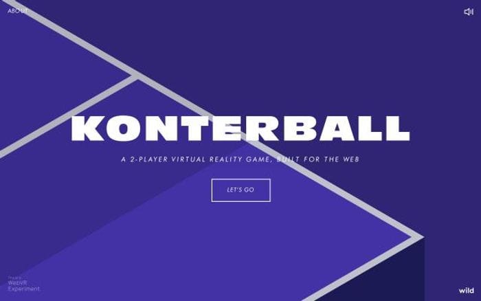 Konterball website preview