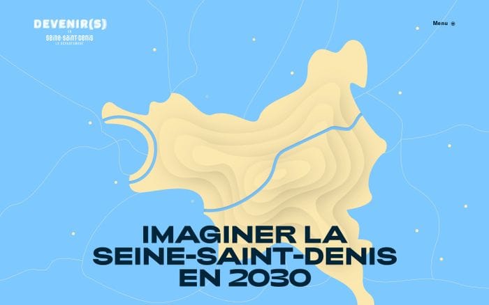 Imaginer la Seine-Saint-Denis en 2030 - Devenir(s) website preview