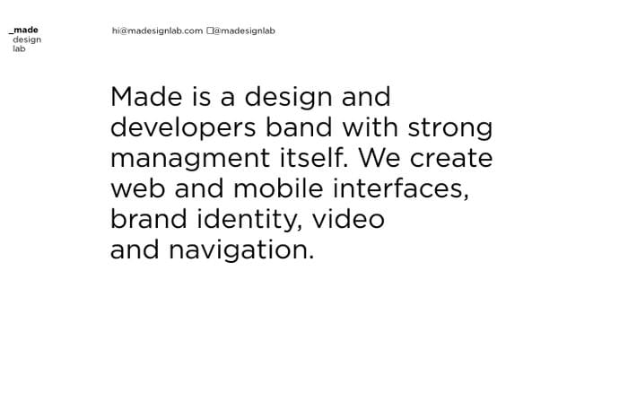madesignlab website preview