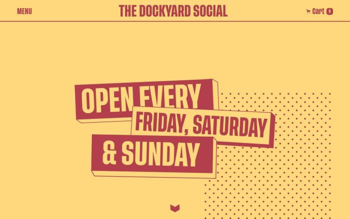 The dockyard social website preview
