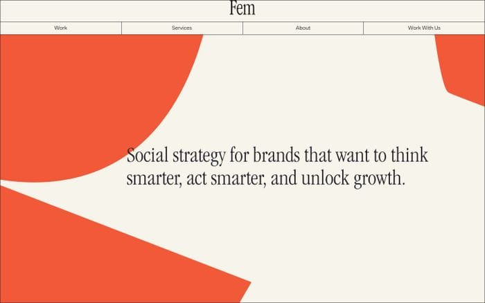 Fem website preview