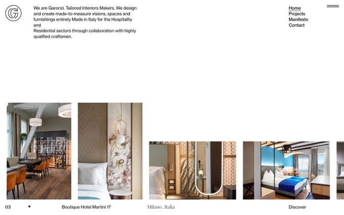 Garonzi website preview
