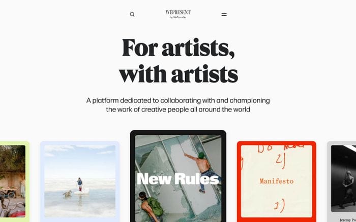 WePresent website preview