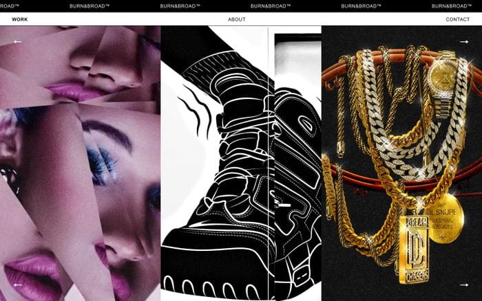 Burn&Broad website preview