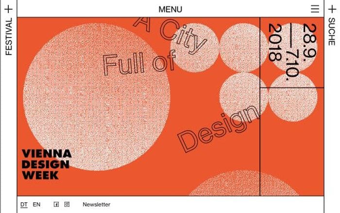 Viennadesignweek website preview