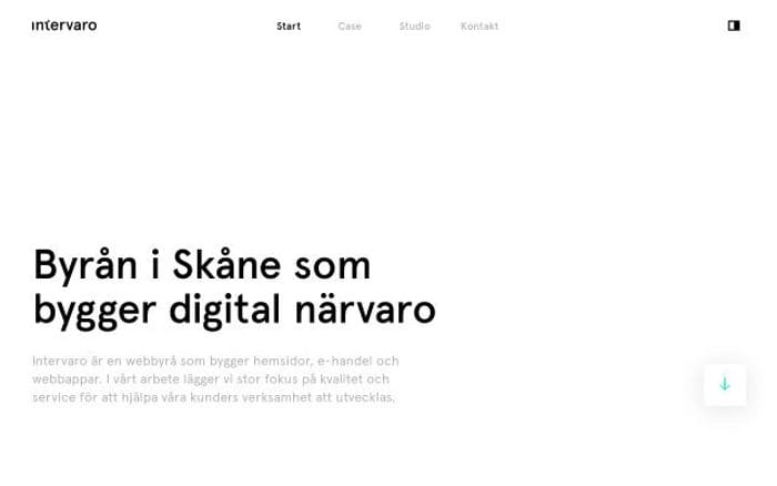 Intervaro website preview