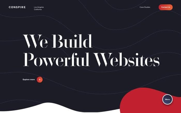 Conspireagency website preview