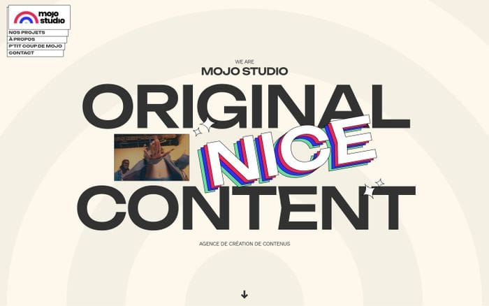 Mojo Studio website preview