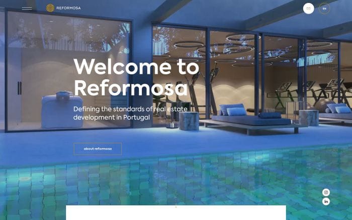 Reformosa - Pursuing excellence website preview