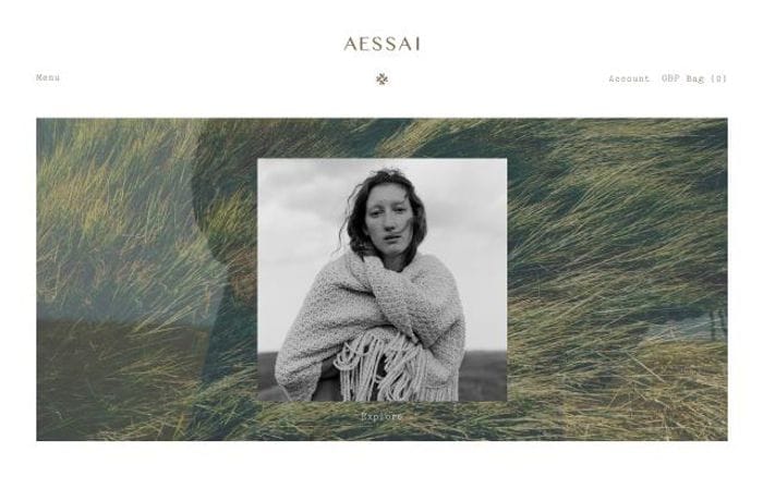 Aessai website preview