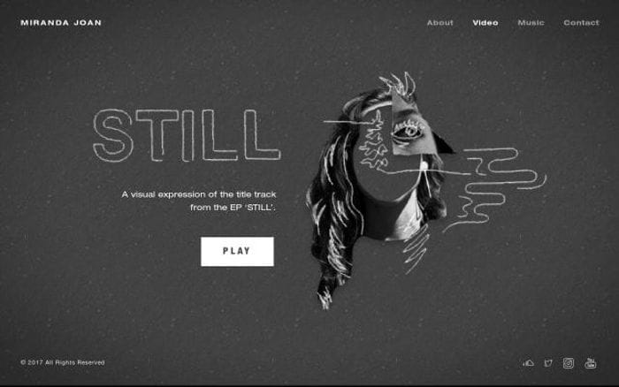 Mirandajoan website preview